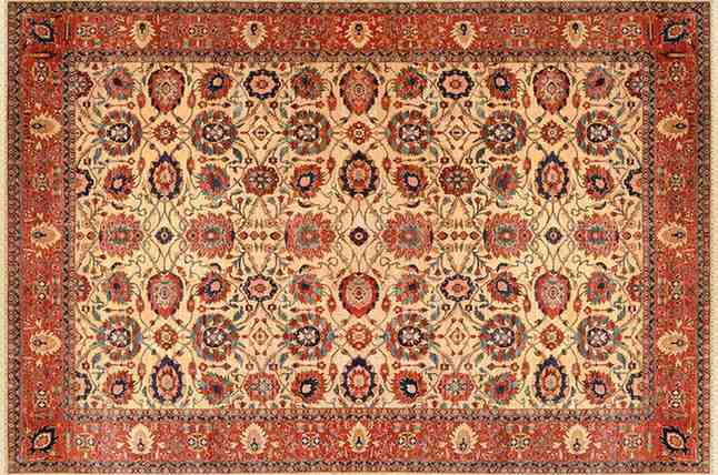 تصویر 1 از روفرشی 12 متری یزد کیفیت ماندگار الیاف ایرانی